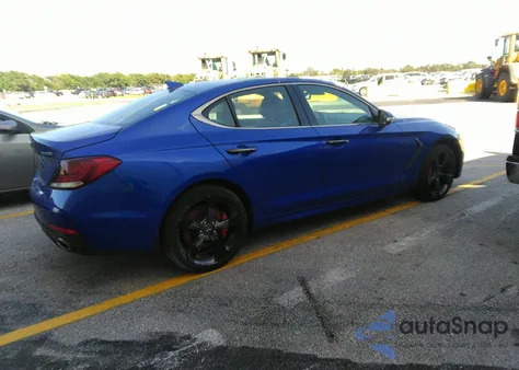 2021 Genesis G70 3.3T Awd из США, поврежденный, VIN KMTG34LE2MU066635